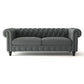 chesterfield sofa with buttons