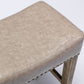 textured faux leather stools