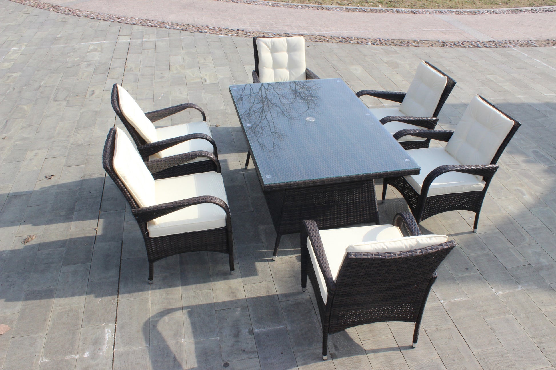  outdoor dining set for 7
