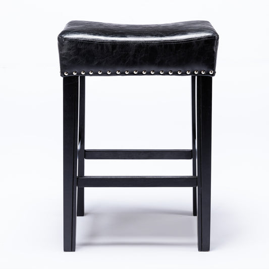 faux leather bar stool